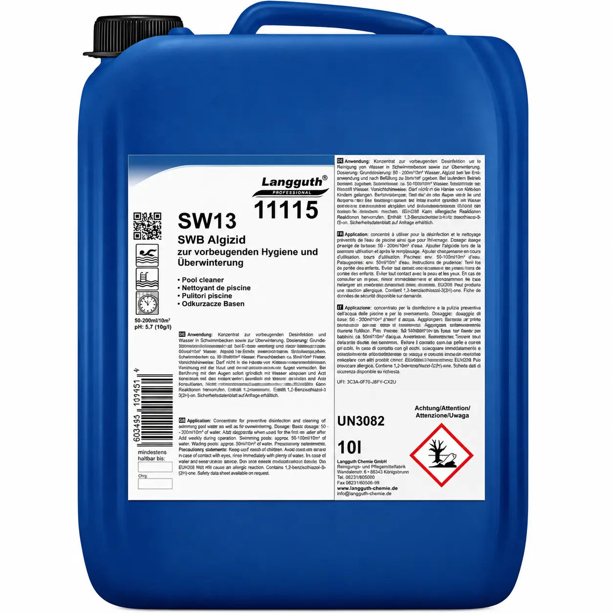 LANGGUTH SW13 SWB Algicyd 10 litrów