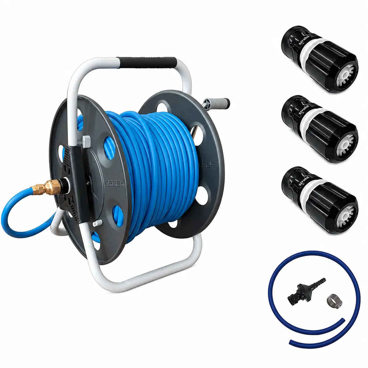 Zestaw Profi - metalowa rolka 50 m 3/8"
