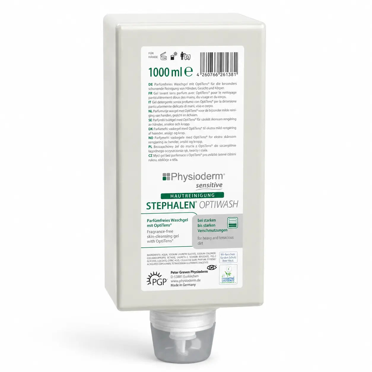PHYSIODERM STEPHALEN OPTIWASH Waschgel 1 Liter Varioflasche