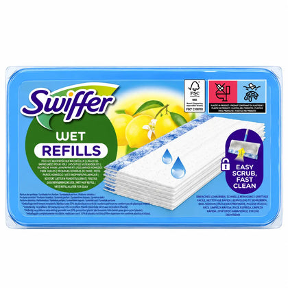 SWIFFER Feuchte Bodenreinigungstücher Zitrone