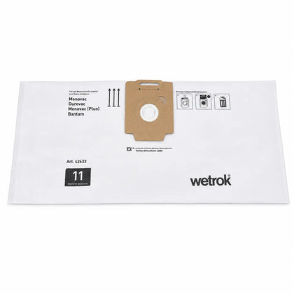 WETROK Comfort Monovac / Durovac 11 litrów worek filtracyjny z włókniny 10 sztuk