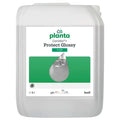 Weißer plastikbehälter mit buzil planta corridor+ protect glossy p938 reinigungslösung 5l
