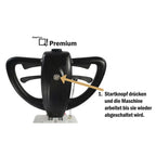 Schwarze kunststoff steuerungseinheit im lenkradstil für cleantrack ct q premium exzentermaschine set