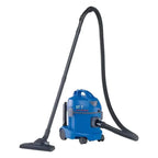 Blauer columbus st7 staubsauger mit schwarzem schlauch und rohr für vielseitige reinigung