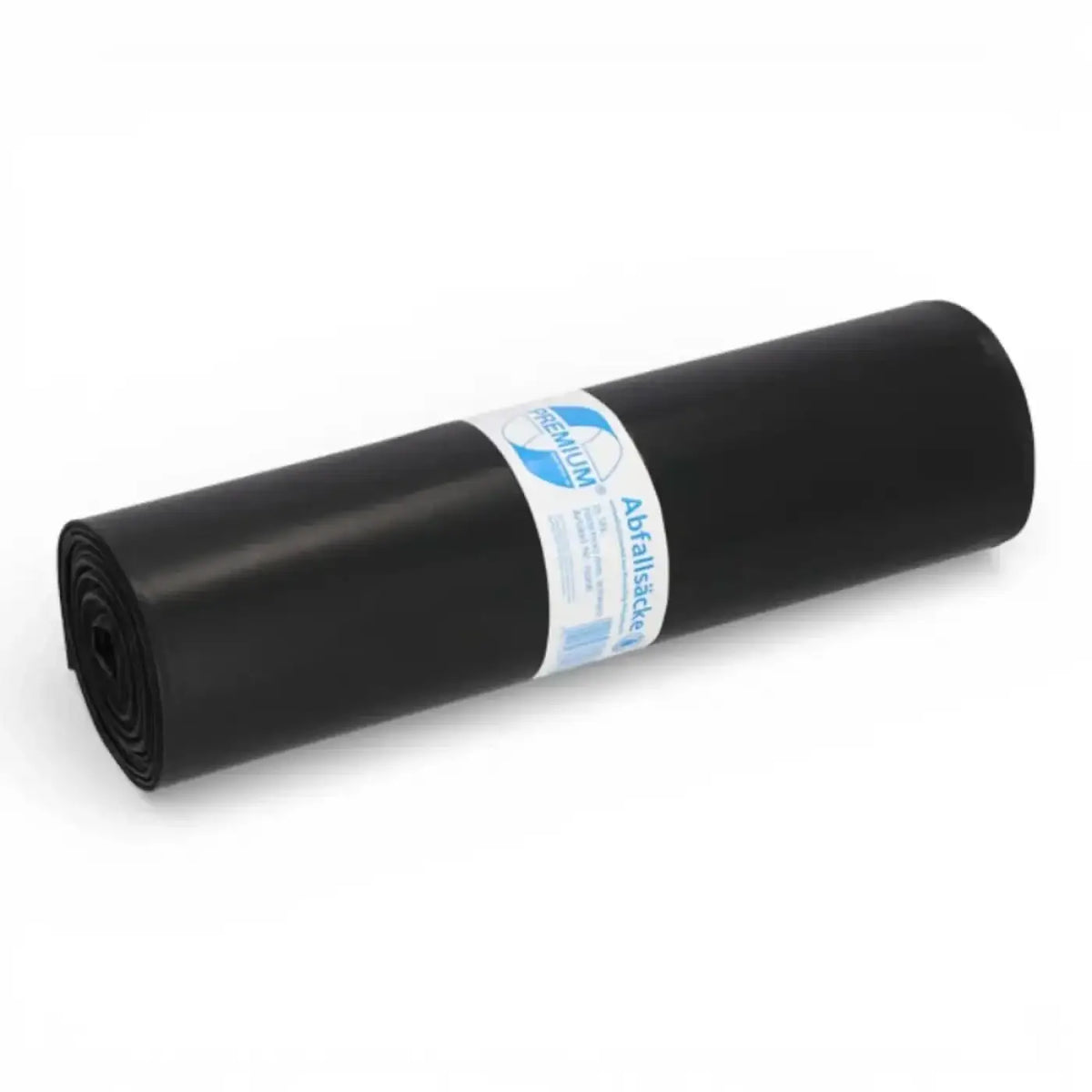 DEISS Premium Müllsäcke 120 Liter Schwarz 15006 – Produktabbildung; Lieferumfang: 10 Rollen