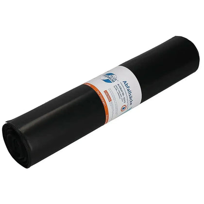 DEISS Premium Plus Müllsäcke 120 Liter Typ 60 Schwarz 15213 – Karton mit 10 Rollen