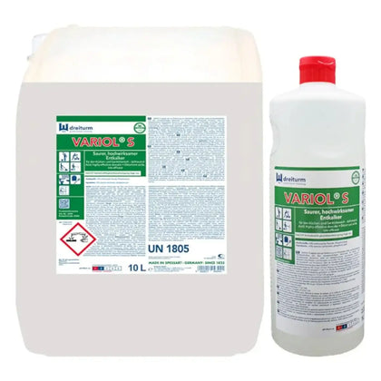DREITURM VARIOL® S kwaśny, wysoko skuteczny odkamieniacz