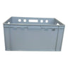 Eurobox 60x40x30 cm pojemnik do układania w stos z HDPE – Pudełko / Szary