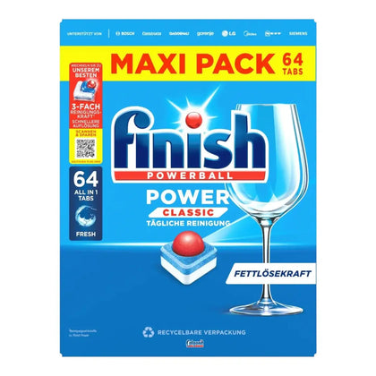 Finish Powerball Power Classic All in1 Fresh 64 tabletki