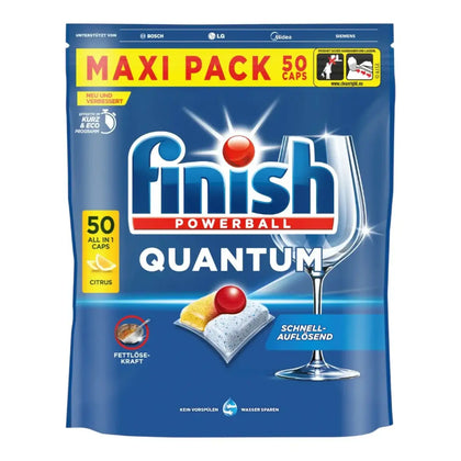 FINISH Powerball Quantum All in1 Citrus 50 kapsułek Maxi Pack