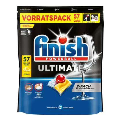FINISH Powerball Ultimate All in1 Citrus 57 kapsułek