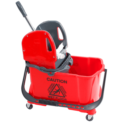 Wiaderko plastikowe Floorstar KB25Plus 25l z wiadrem na brudną wodę BASIC