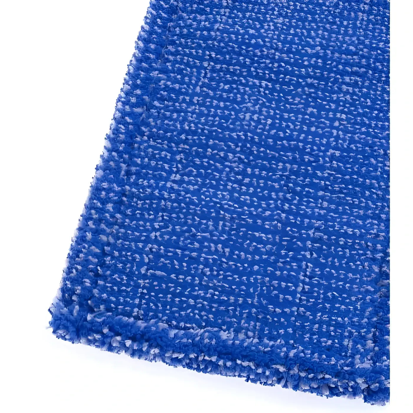 Blauer texturierter bodenwischlappen floorstar microfasermopp thenufil pix mit gewebter leicht flauschiger oberfläche und ausgefransten kanten