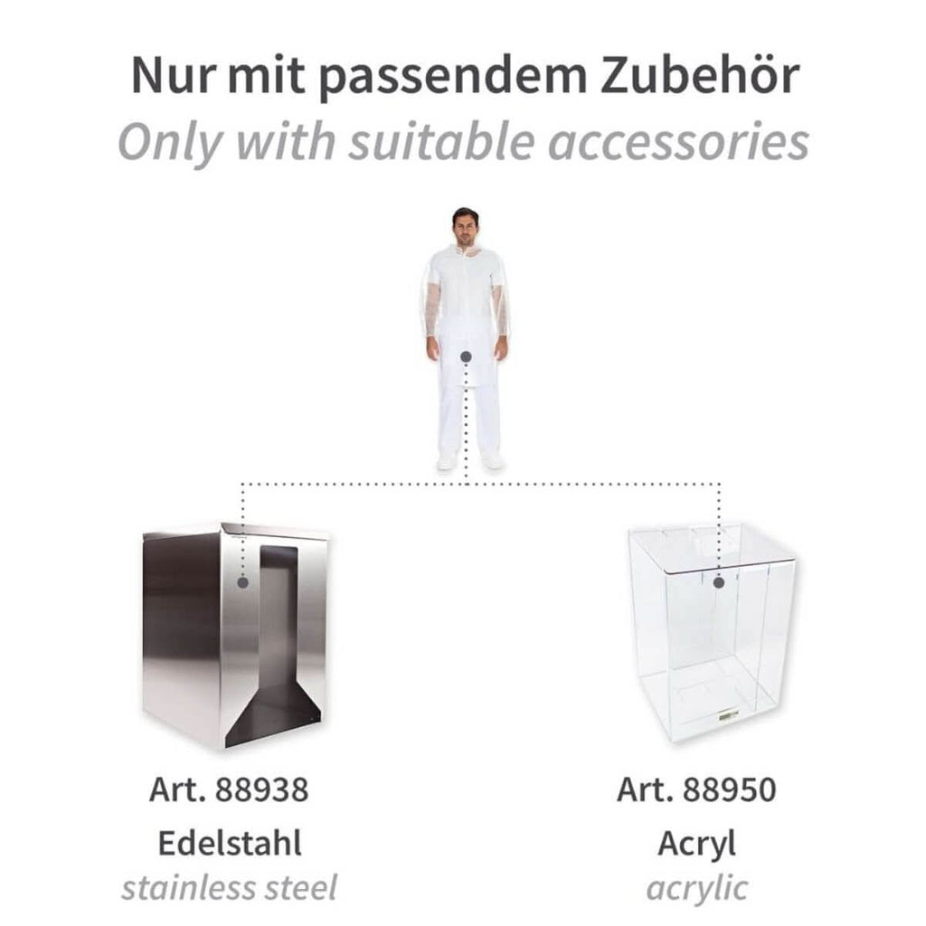 Besucherkittel Light mit Druckknöpfen PP-Vlies.