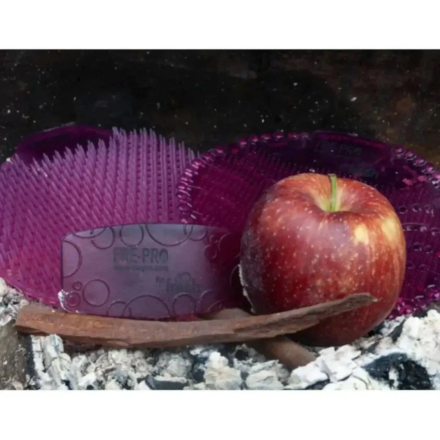 Vibrante lila silikonsbürste mit strukturierter borstenfläche und 3d wellenmuster griff für frepro wave urinalsieb