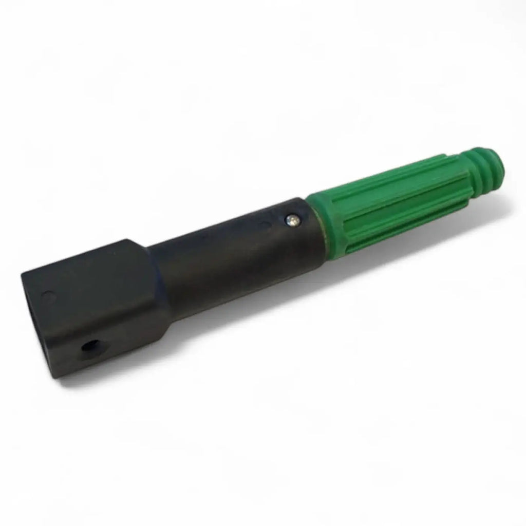 Gardiner adapter für indoor osmose und unger konus mit schwarzem und grünem kunststoffgriff und sechskantkopf