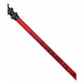 Roter gardiner cl-x fischerrute mit schwarzem griff und branding für gardiner clx ersatzelemente