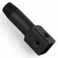 Schwarzer gardiner quick-loq adapter aus kunststoff mit gewindeaufnahme für euro-gewinde und quadratischem stecker