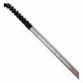Silberner carbon-fischerstab gardiner super max 50 & 63 mit schwarzem griff und roten akzent buchstaben