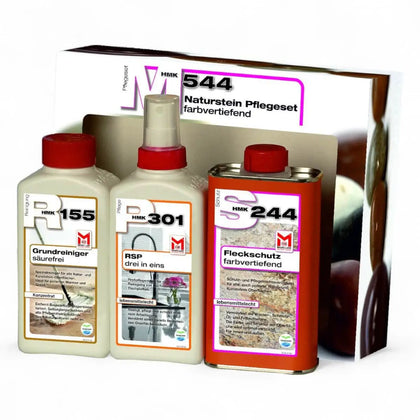Zestaw do pielęgnacji kamienia naturalnego HMK M544 - pogłębiający kolor