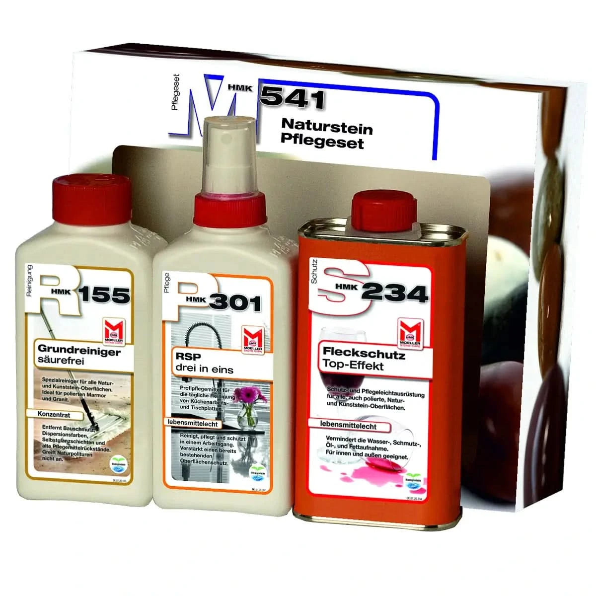 HMK M541 Naturstein-Pflegeset (R155| S234| P301).