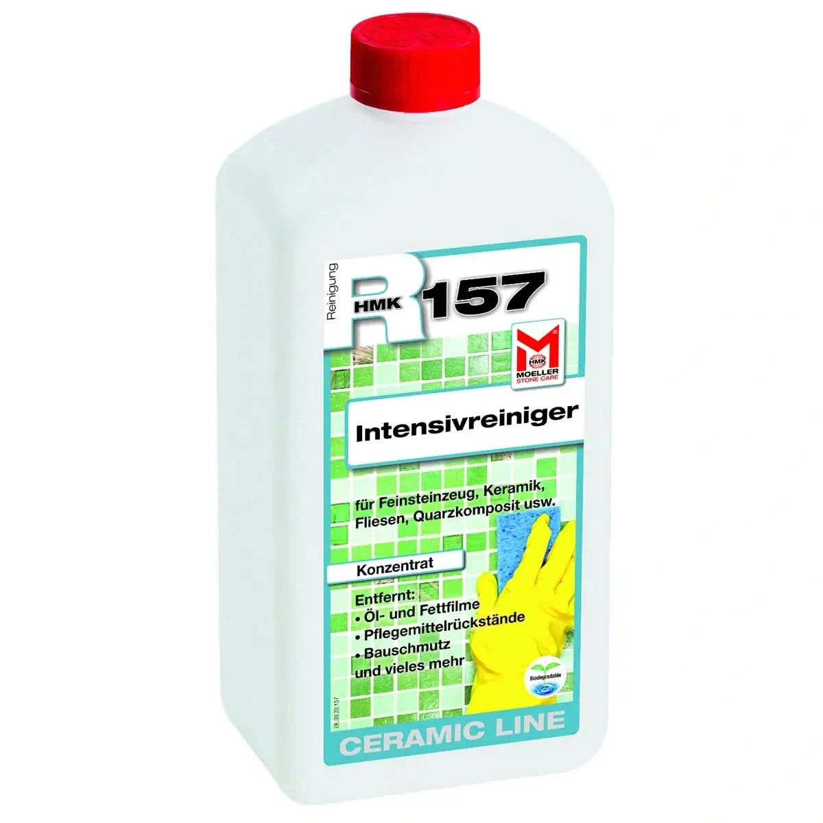 HMK R157 Intensivreiniger 1l von HMK Möller-Stone-Care als Reiniger für Keramik und Fliesen, Reinigungskonzentrat