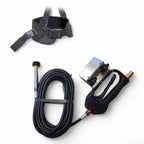 Schwarzes hochdruck-kit mit schlauch und düse sowie passendem tragegurt für gardiner teleskopstangen element 6