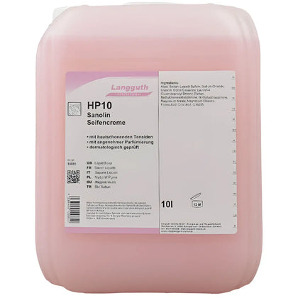Langguth HP10 Sanolin Krem myjący 10l