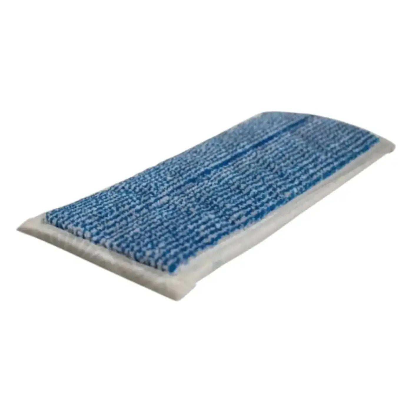 Blau weißes microfaser handpad reinigungspad mit strukturierter und absorbierender oberfläche