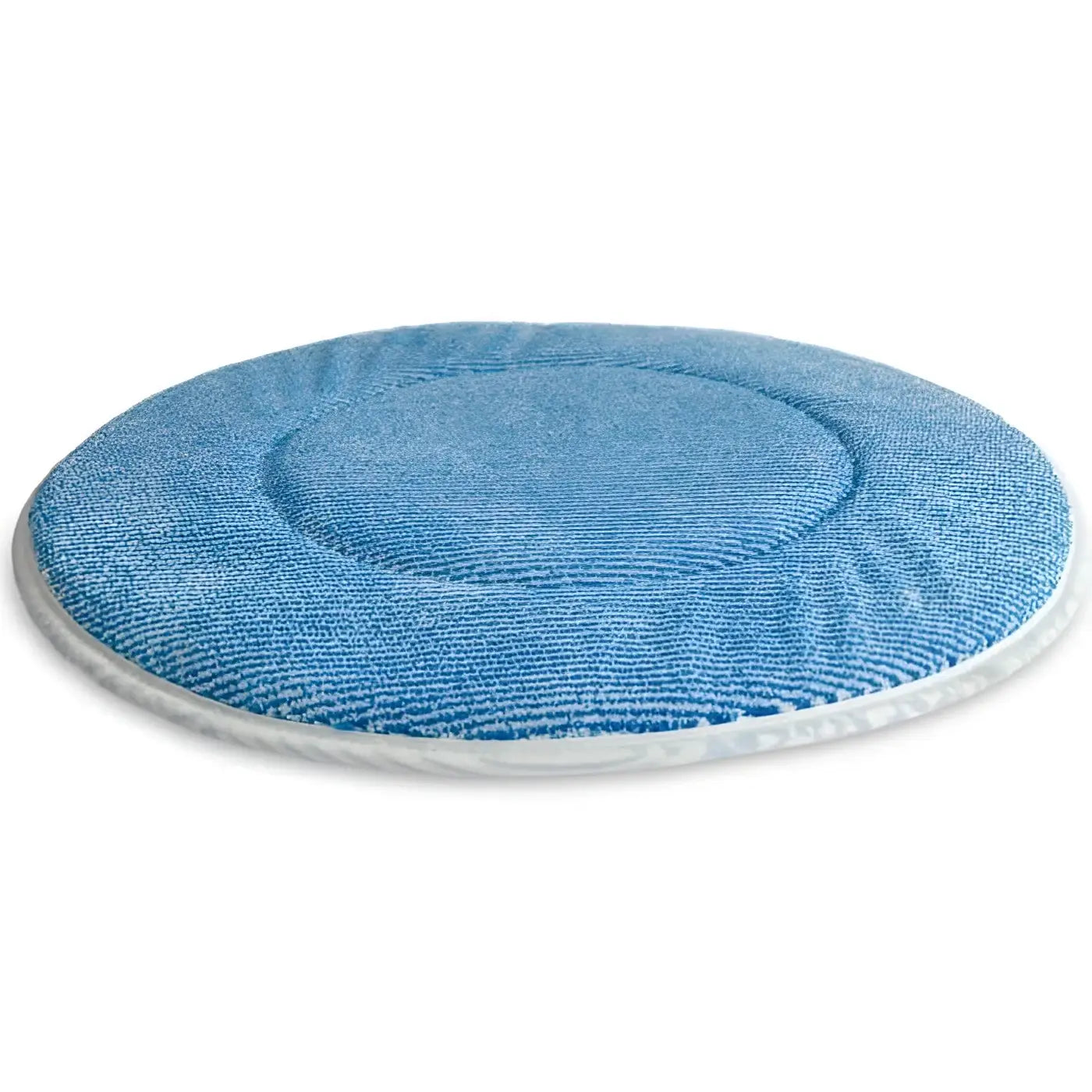 Blaues kreisförmiges mikrofaser pad 21 zoll mit weißem gummirand für maschinenreinigung