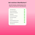 Milury badreiniger und sanitärreiniger konzentrat 1 liter, effektiver reiniger für badkeramik, fliesen und chromoberflächen