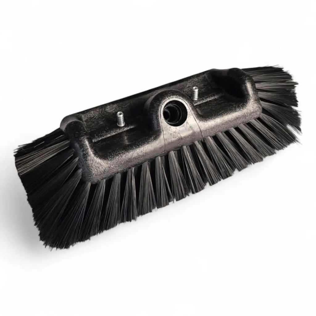 Milury bürste weich 29 cm schwarze borstenbürste mit robustem kunststoffgriff und montagebohrungen