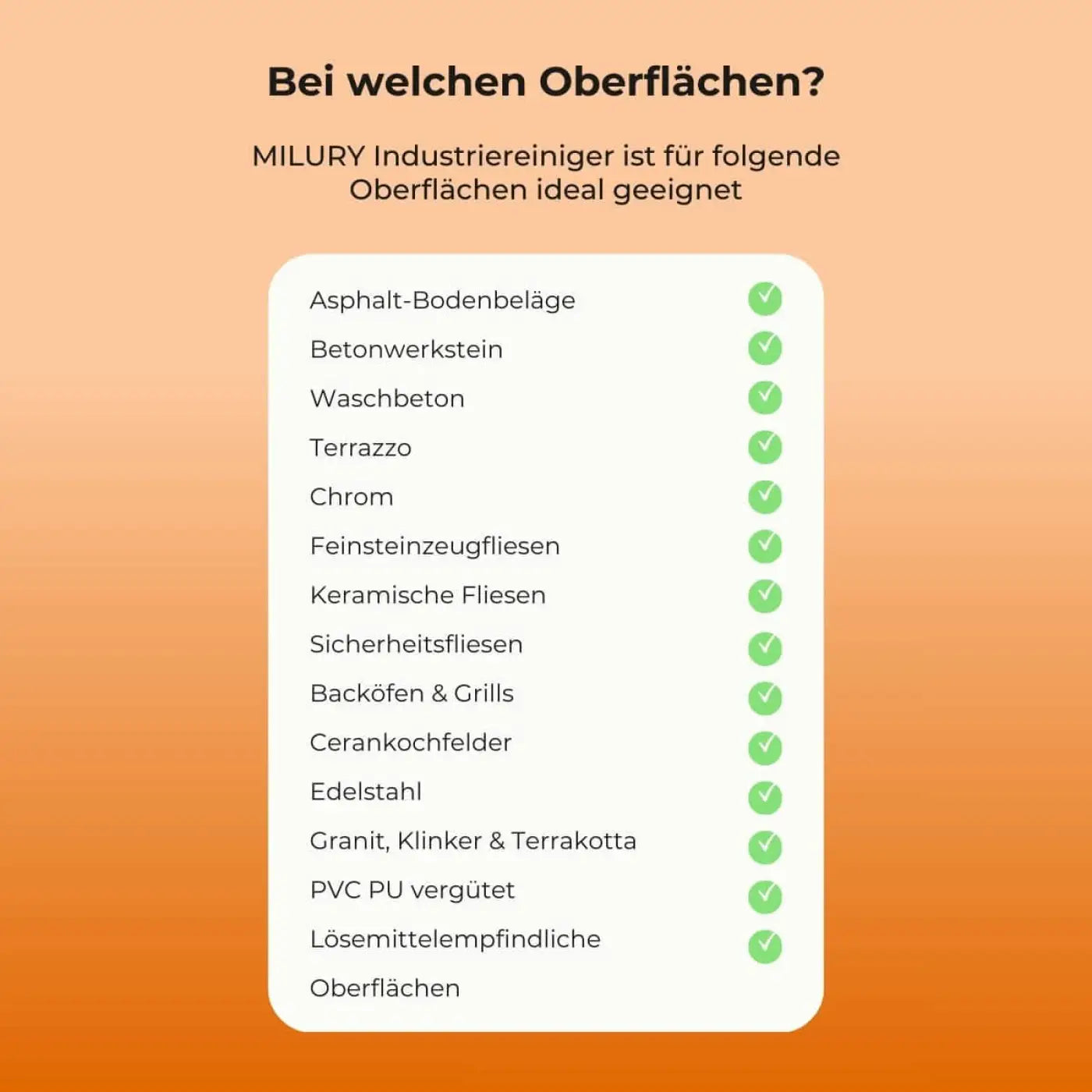 Milury industriereiniger konzentrat 5 liter in blau für asphalt beton terrazzo chrom und edelstahl oberflächen