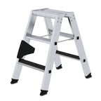 MUNK Steigtechnik Stufen-Stehleiter beidseitig begehbar mit clip-step R13.