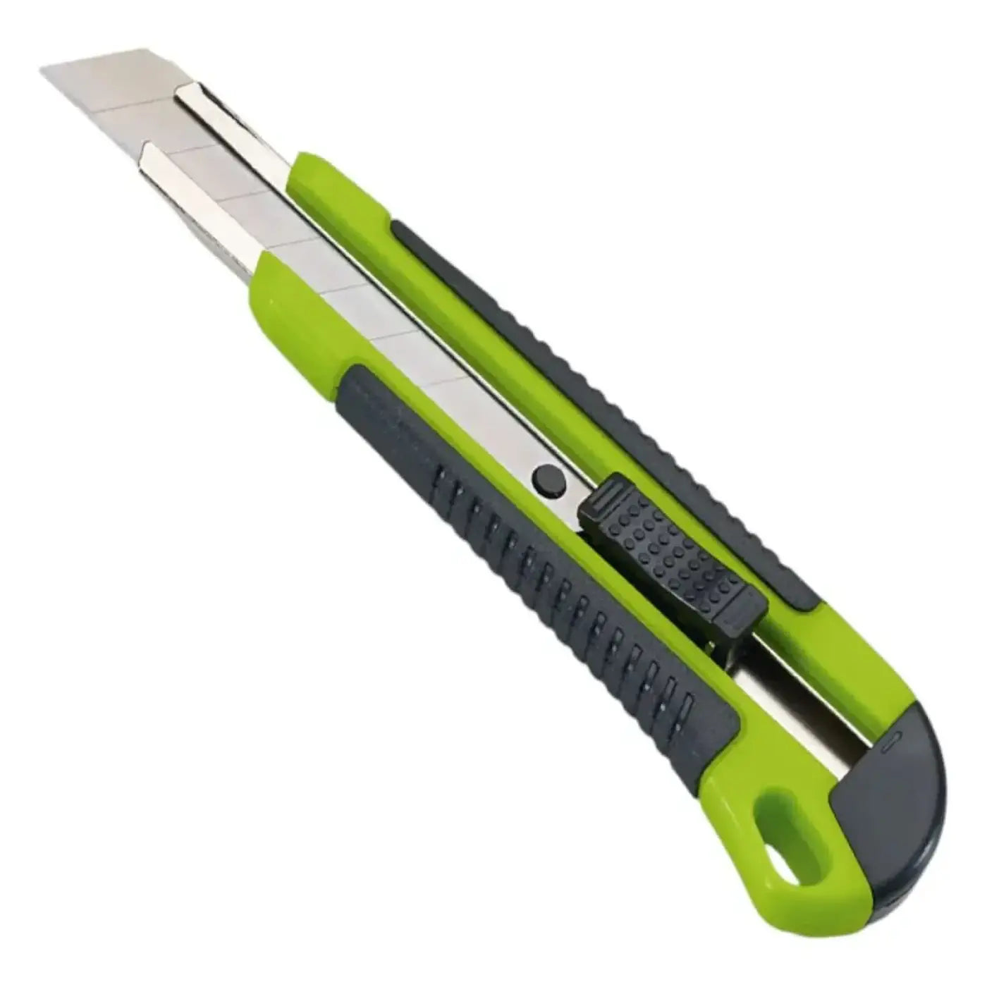 Nölle cuttermesser 2k 18mm ergonomisches utilitymesser in grün und schwarz mit metallklinge