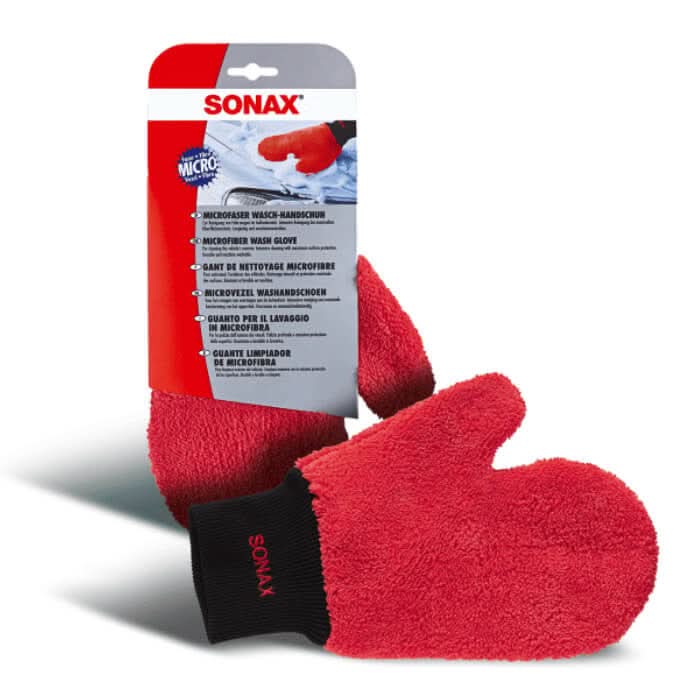Sonax Microfaser Waschhandschuh.