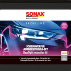 SONAX PROFILINE Scheinwerfer Aufbereitungsset 26-teilig.