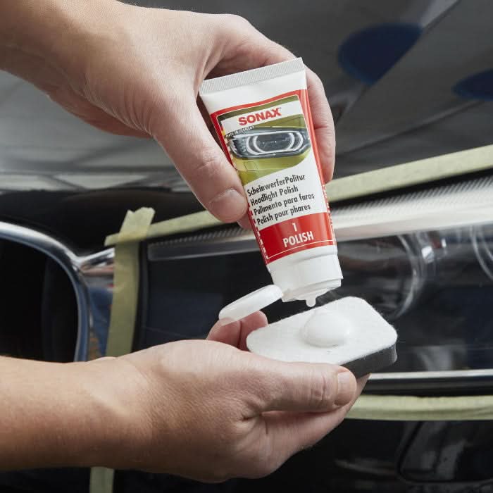 SONAX PROFILINE Scheinwerfer Aufbereitungsset 26-teilig.