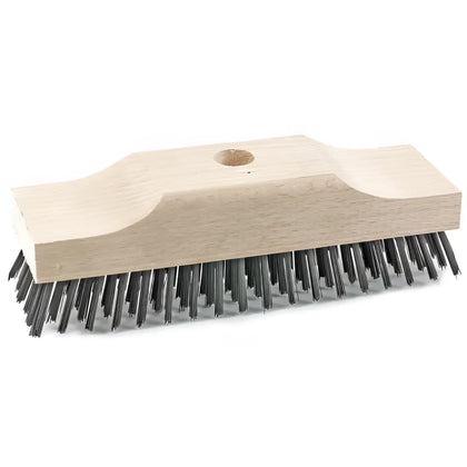 Sorex Szorowarka drewniana, drut stalowy, bardzo wysoki profil z otworem na trzonek 20cm