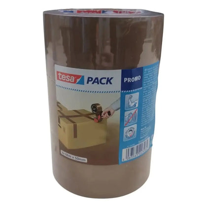 TESA Taśma pakowa brązowa 3 sztuki 66mx50mm