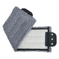 Unger ergo flachmopp 40cm grau mikrofaser mit schwarzem elastikband und metallösen