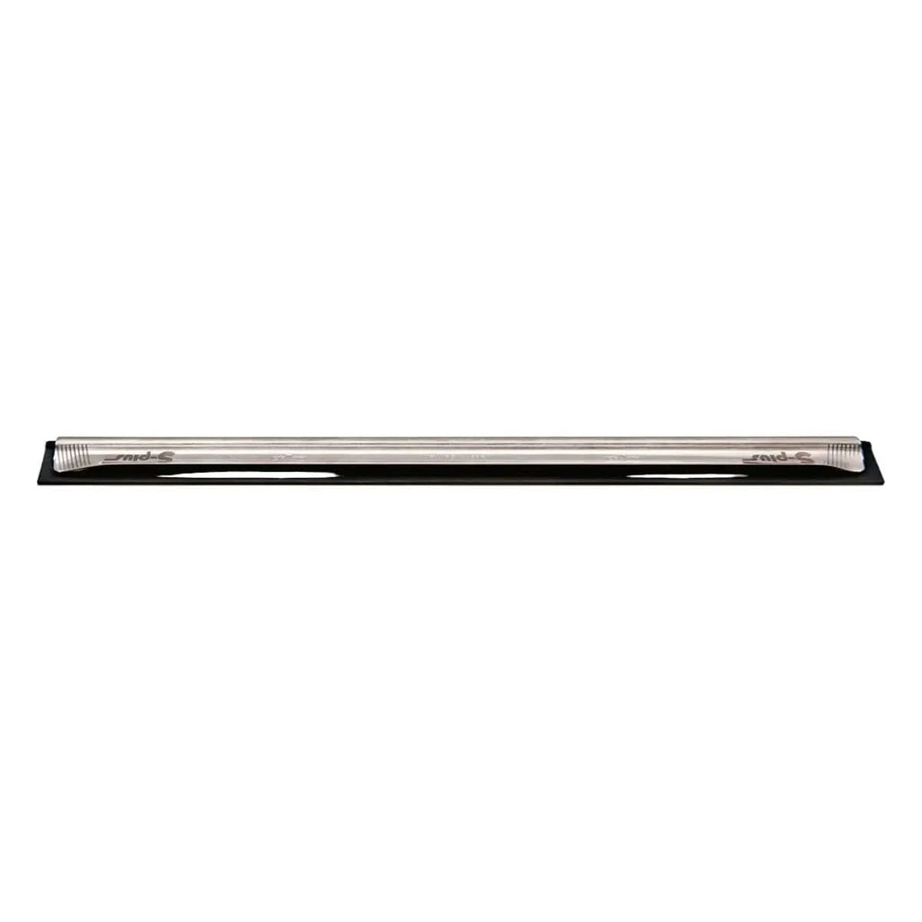 Silberner edelstahlstrohhalm unger s-schiene plus mit reflektierender oberfläche und strukturiertem griffende