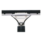 Silberner metal squeegee kopf mit schwarzer gummilippe und strukturierter griffbasis im unger pro starter set 2in1 akg10