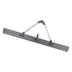 Vermop scandic mono halter schwarzer und silberner verstellbarer bodenwischer mit langem flachem blatt und beweglichen armen