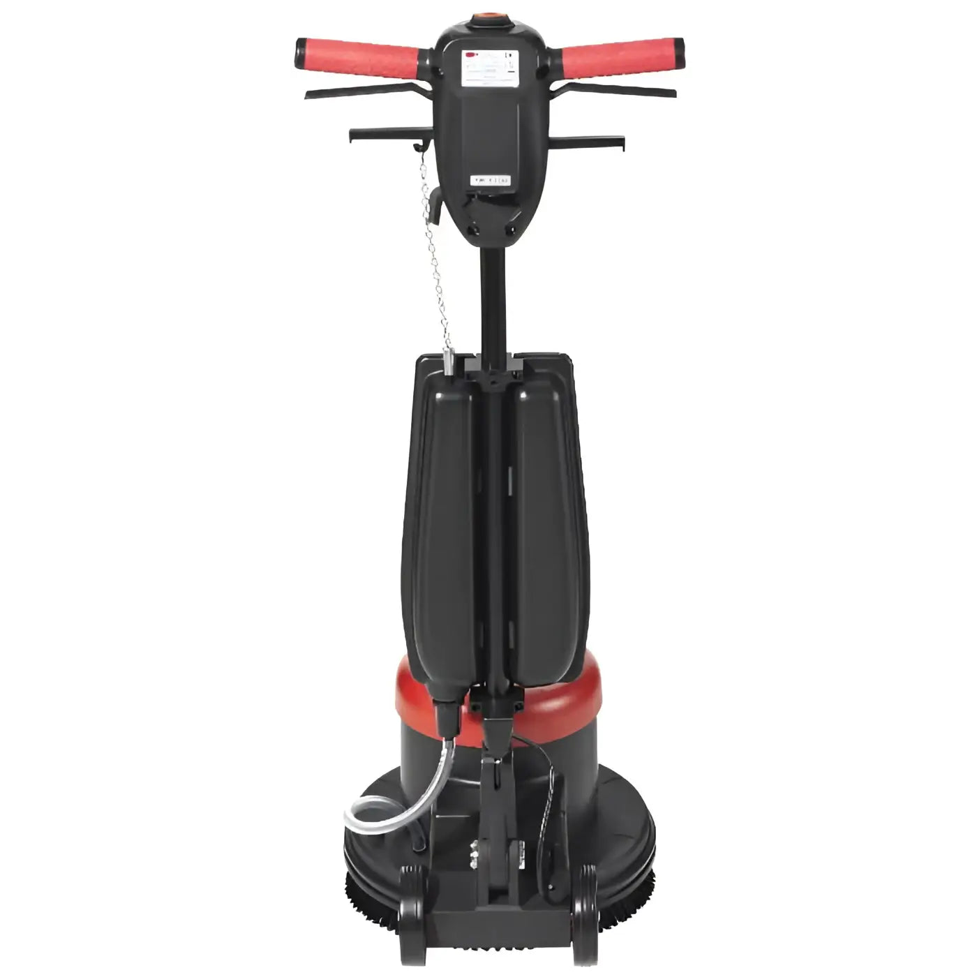 Viper einscheibenmaschine ls160 bodenpolierer in schwarz und rot mit ergonomischen griffen und rundem reinigungskopf
