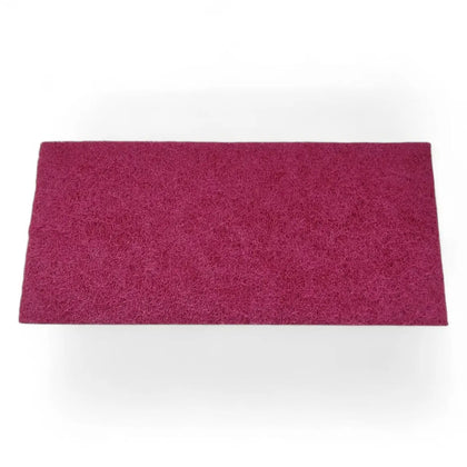 Weber melamin handpad 11,5x25 cm magentafarbenes rechteckiges abrasives pad mit faseriger struktur