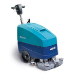 Teal und blaue wetrok mambo pro bodenreinigungsmaschine mit schwarzem griff und grauem reinigungskopf
